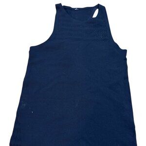 Lululemon Athletica Black Racerback Tank Top Athletic Workout Seamless Womens‎ 6